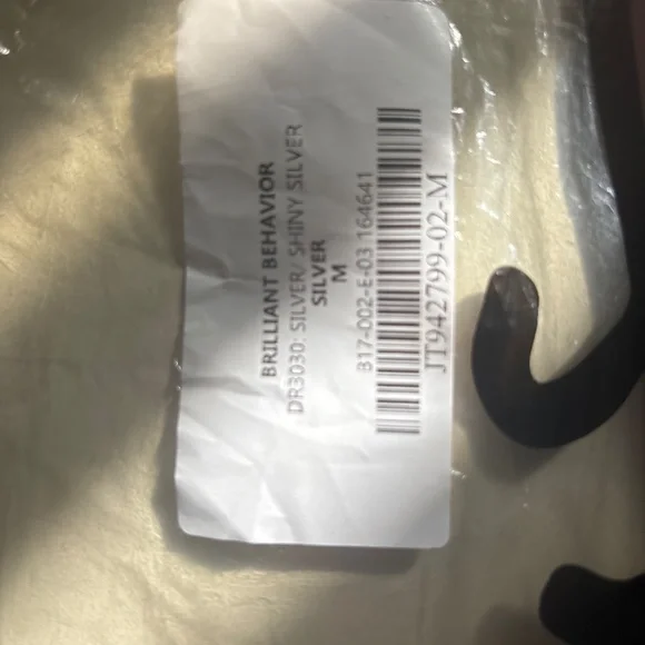 Lulus Brilliant Behavior Silver Sequin Backless Mini Dress - Size M - Picture 3 of 3